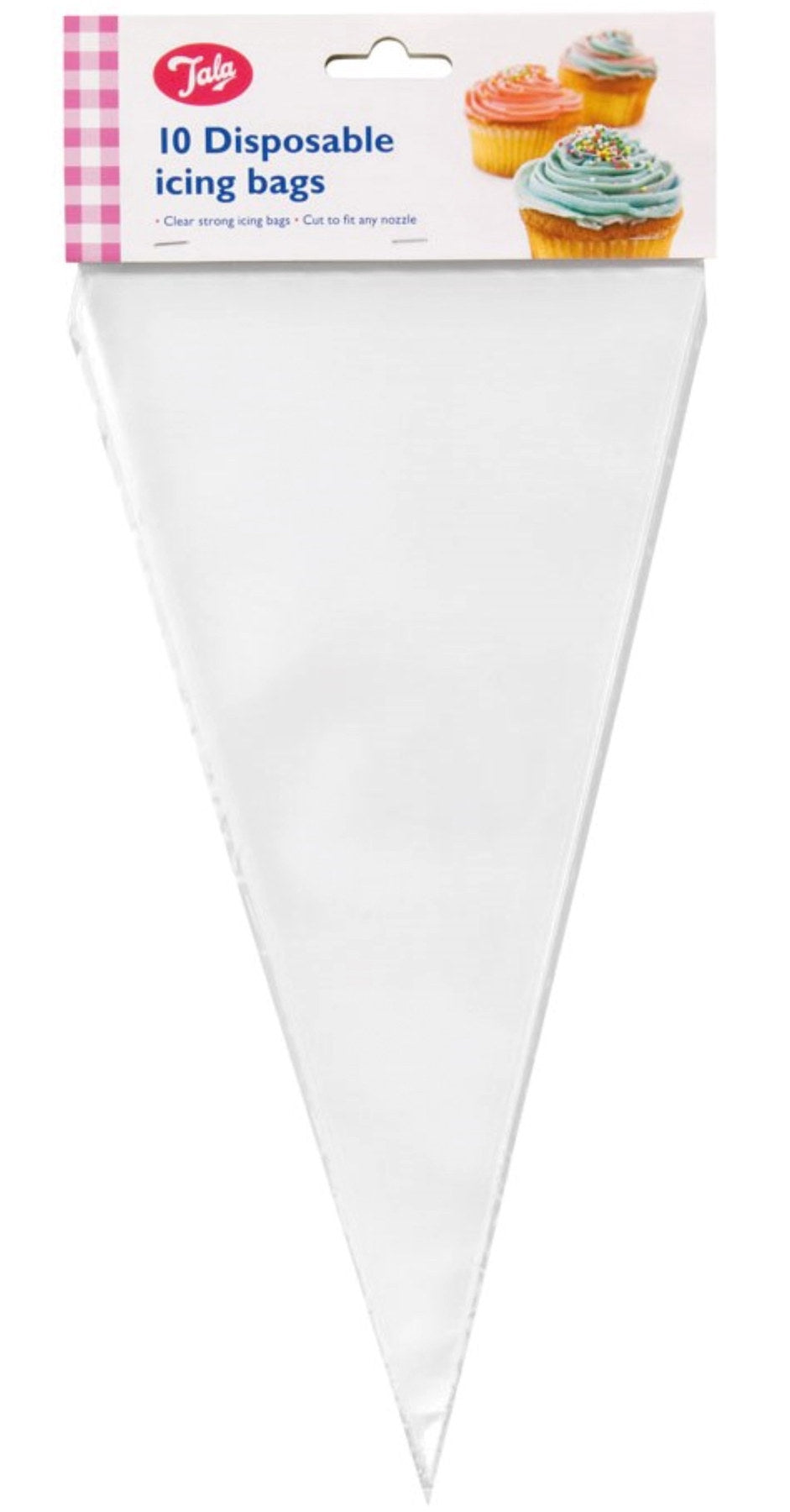 10 Stk. Einweg-Spritzbeutel in Transparent präsentiert im Onlineshop von KAQTU Design AG. Backutensilien ist von Tala