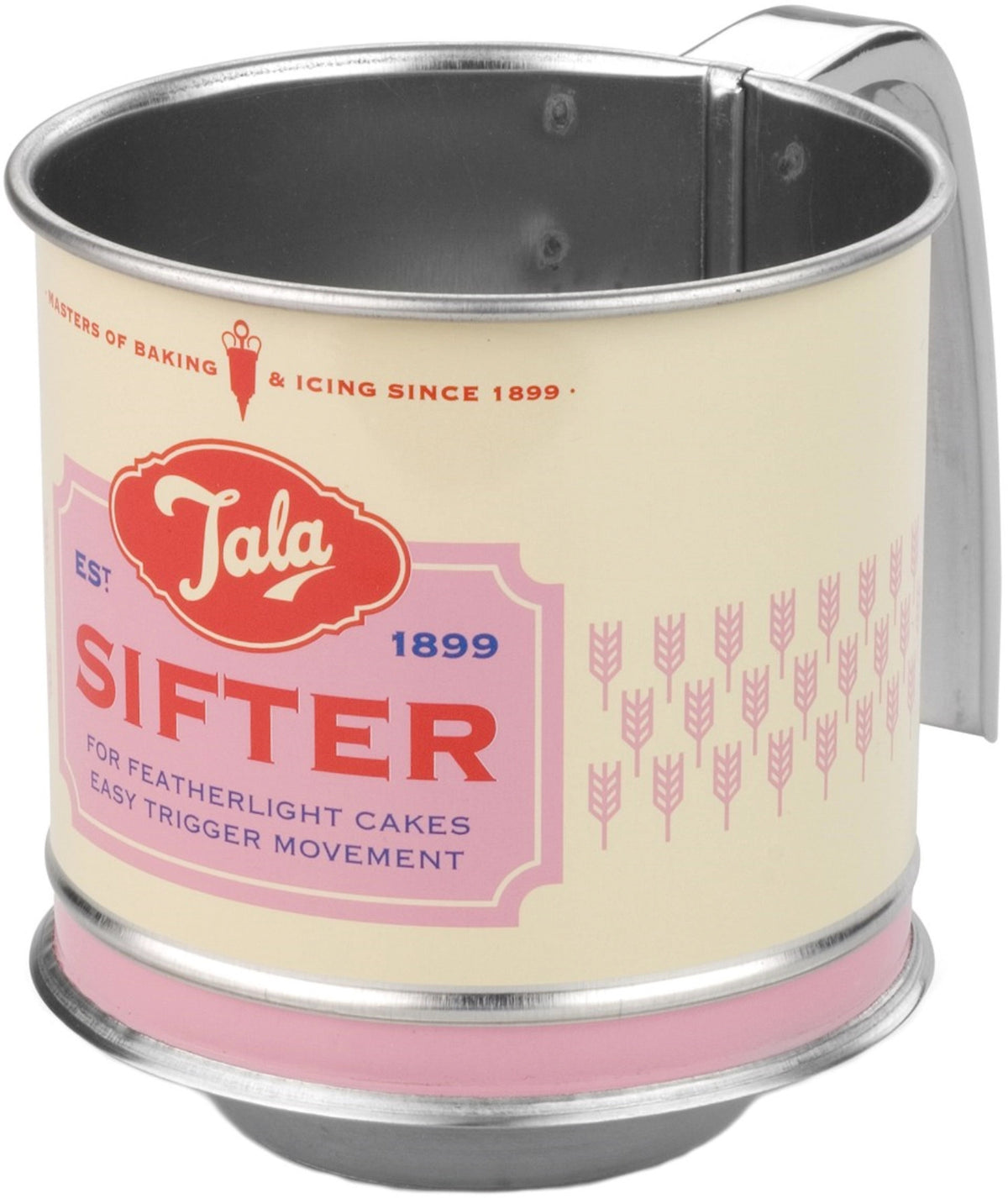 Mehlsieber mini pink in Pink präsentiert im Onlineshop von KAQTU Design AG. Küchensieb ist von Tala