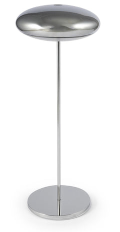Broggi Nuvola Rechargeable Lamp, Chrome-Plated, D10.2cm H31cm
