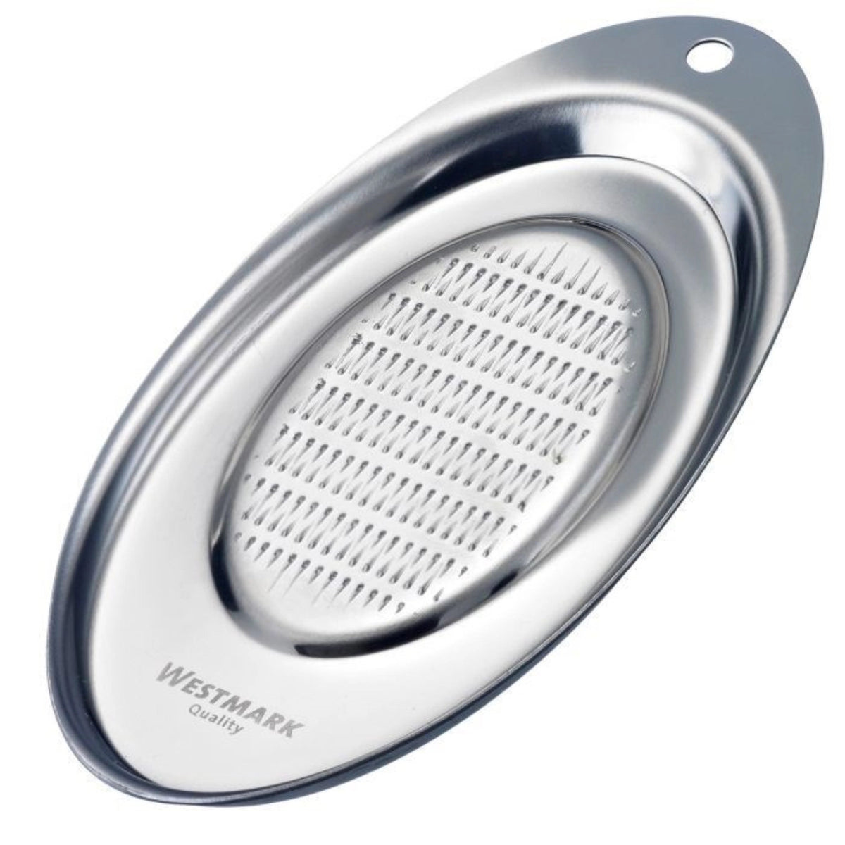 Ingwer-Reibe, 14x7x0.09cm in Silber präsentiert im Onlineshop von KAQTU Design AG. Küchenhelfer ist von Westmark
