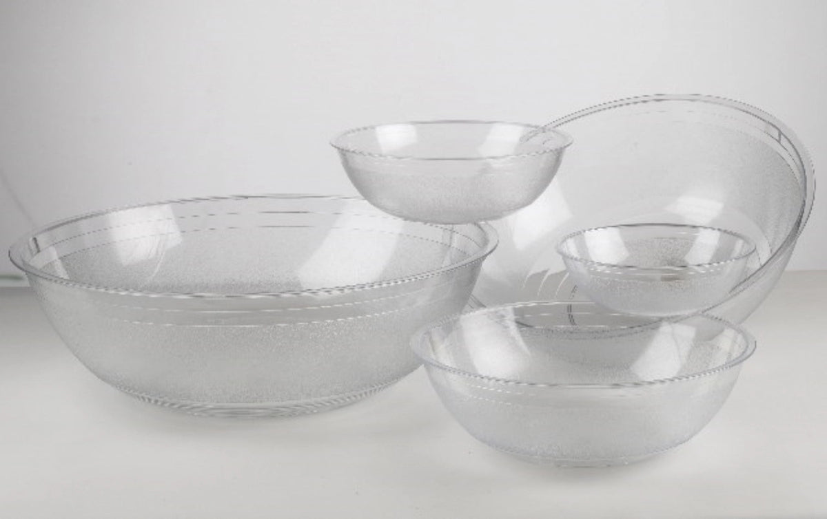 Salatschüssel D30cm transparent 5l in Transparent präsentiert im Onlineshop von KAQTU Design AG. Salatzubehör ist von Gastronorm