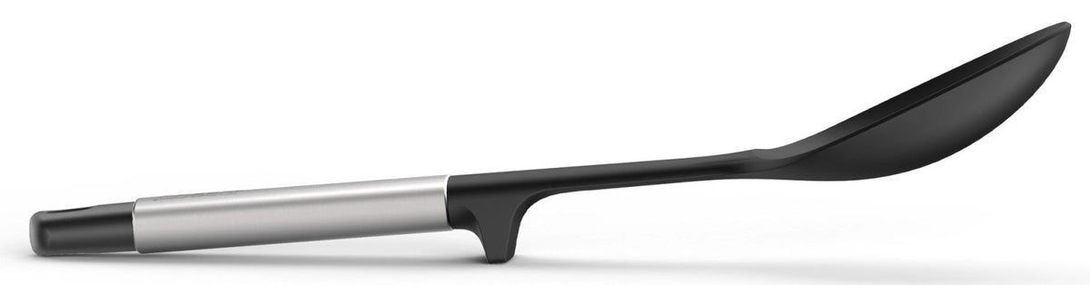 Elevate Silikonlöffel Stahl in Schwarz präsentiert im Onlineshop von KAQTU Design AG. Kochbesteck ist von Joseph Joseph