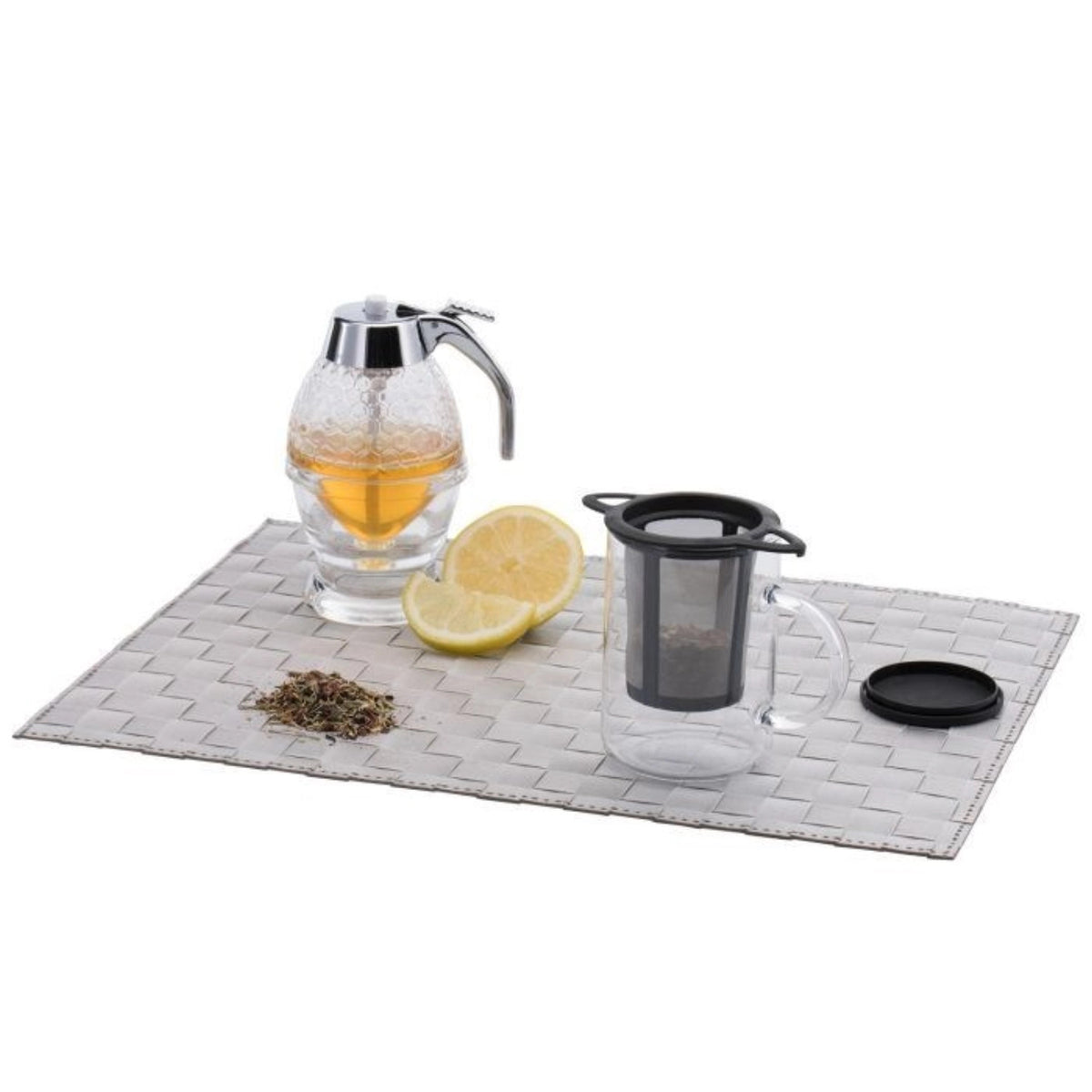 Dauerfilter Tee, 11x7.2x8.0cm in Schwarz präsentiert im Onlineshop von KAQTU Design AG. Tasse ist von Westmark