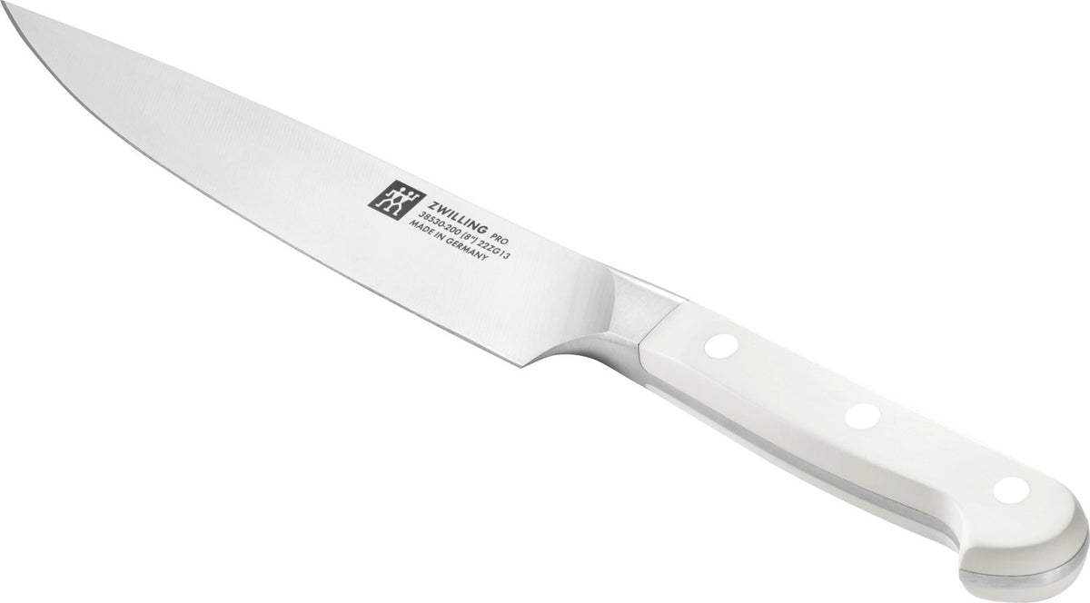Pro le blanc Fleischmesser 200mm in Weiss präsentiert im Onlineshop von KAQTU Design AG. Küchenmesser ist von Zwilling Kitchen