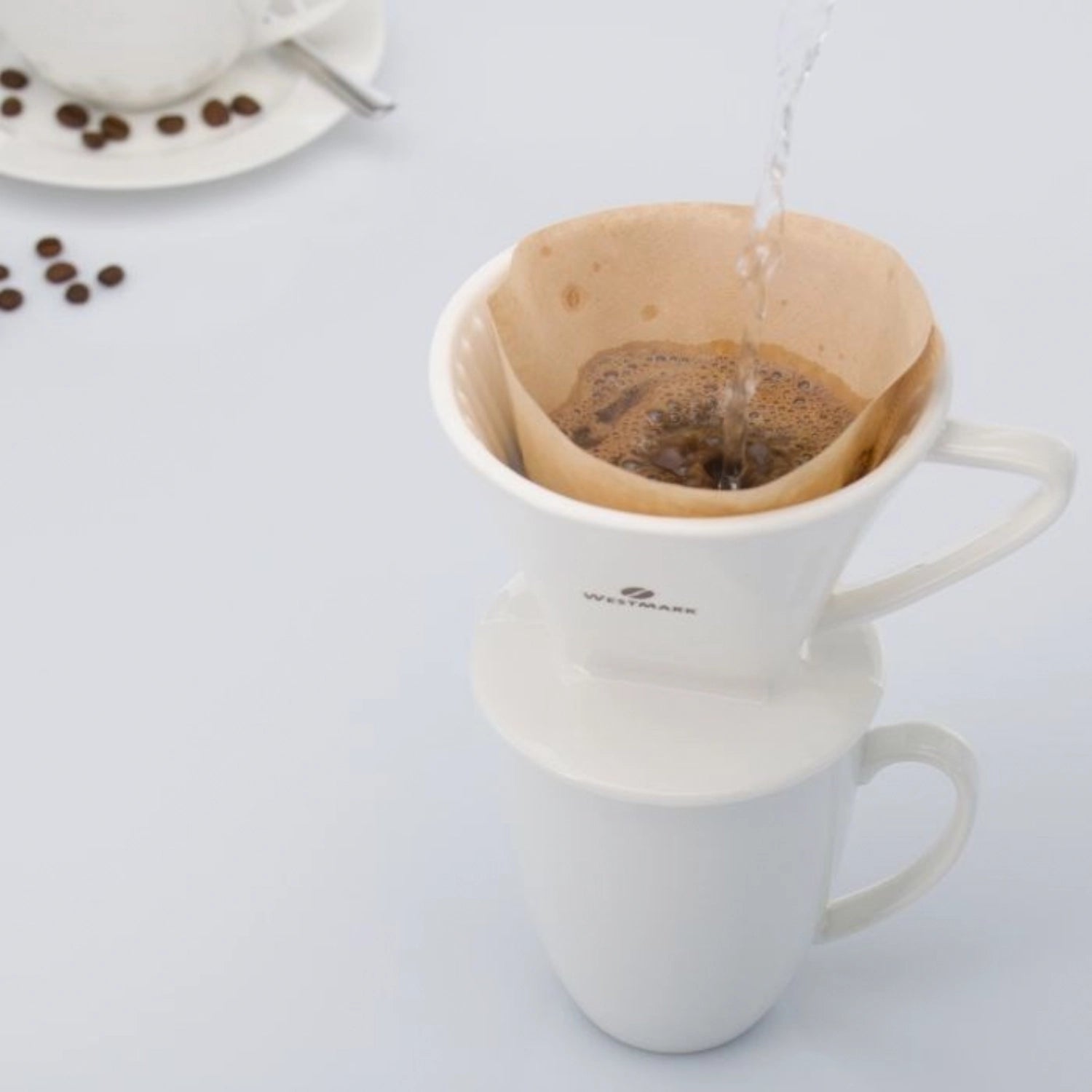 Kaffeefilter Brasilia von Westmark für 2 Tassen, ideal für aromatischen Kaffee, praktisches Zubehör für Kaffeeliebhaber.
