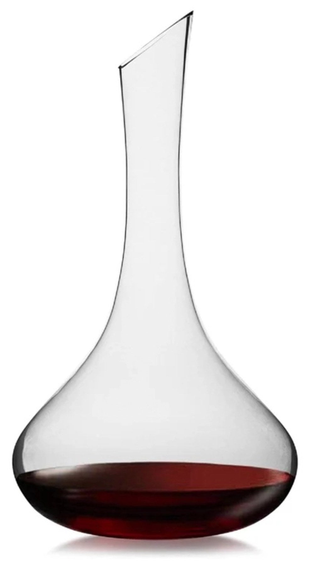 Weisser Dekanter Vinoteque 75cl von Bormioli Luigi, schlichte bauchige Form, Masse 20x20x28cm, für Wein geeignet.