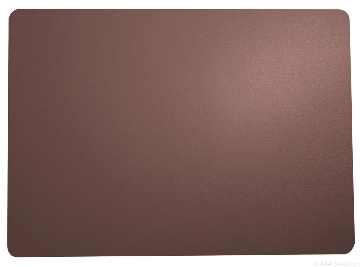 PVC Lederoptik Tischset 33x46cm fine plum in Violett präsentiert im Onlineshop von KAQTU Design AG. Tischset ist von ASA Selection