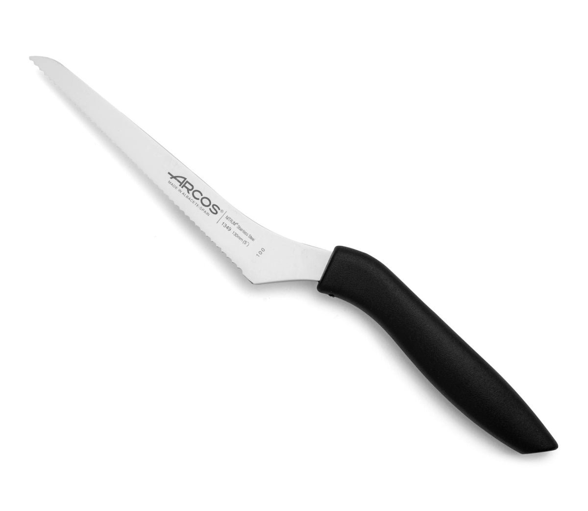 Niza Allzweckmesser Klinge 13cm in Schwarz präsentiert im Onlineshop von KAQTU Design AG. Küchenmesser ist von Arcos