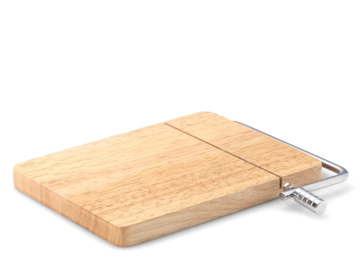Gummibaum Käseschneider geölt, 24x17.5x2 cm in Braun präsentiert im Onlineshop von KAQTU Design AG. Küchenhelfer ist von Continenta