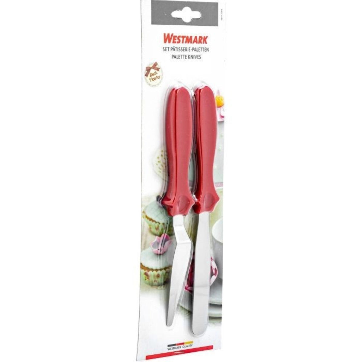 2er Set Pâtisserie-Paletten in Rot präsentiert im Onlineshop von KAQTU Design AG. Backutensilien ist von Westmark