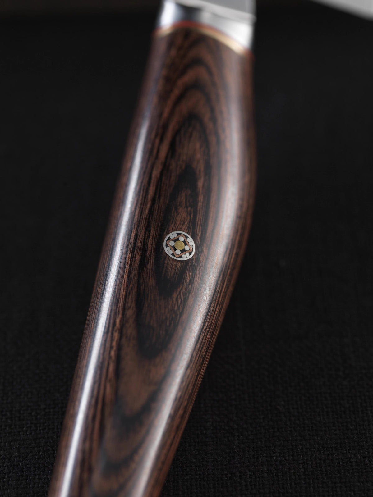 MIYABI 6000MCT Shotoh, 130mm in Braun präsentiert im Onlineshop von KAQTU Design AG. Damastmesser ist von Miyabi