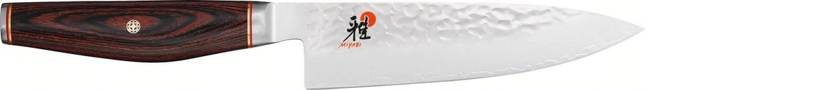 MIYABI 6000MCT Gyutoh, 160mm in Silber präsentiert im Onlineshop von KAQTU Design AG. Damastmesser ist von Miyabi