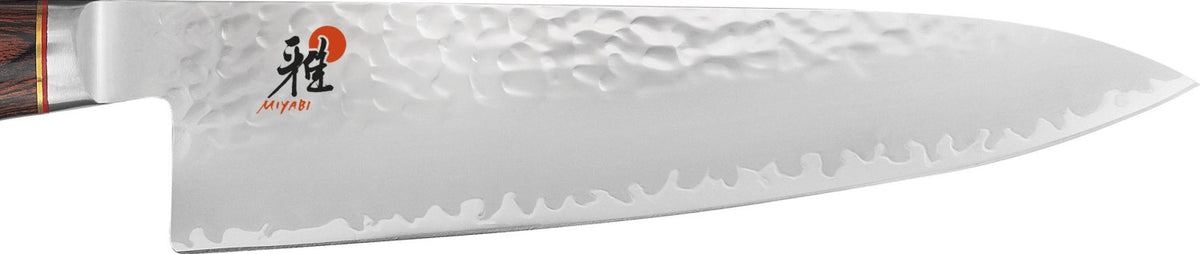 MIYABI 6000MCT Gyutoh, 200mm in Braun präsentiert im Onlineshop von KAQTU Design AG. Damastmesser ist von Miyabi