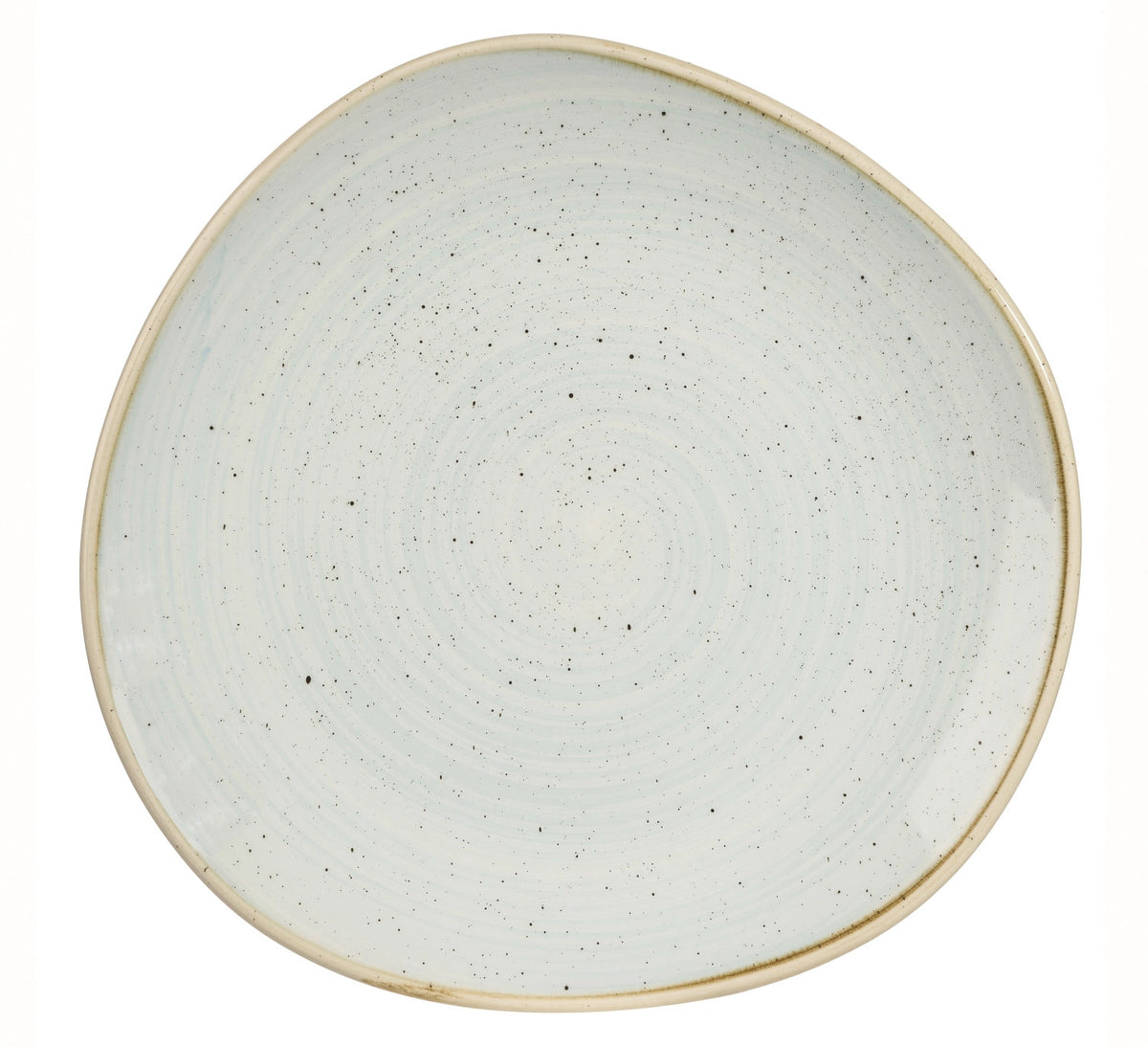 Stonecast Duck Egg Blue Organic Teller flach 28.6cm in Blau präsentiert im Onlineshop von KAQTU Design AG. Teller ist von Churchill