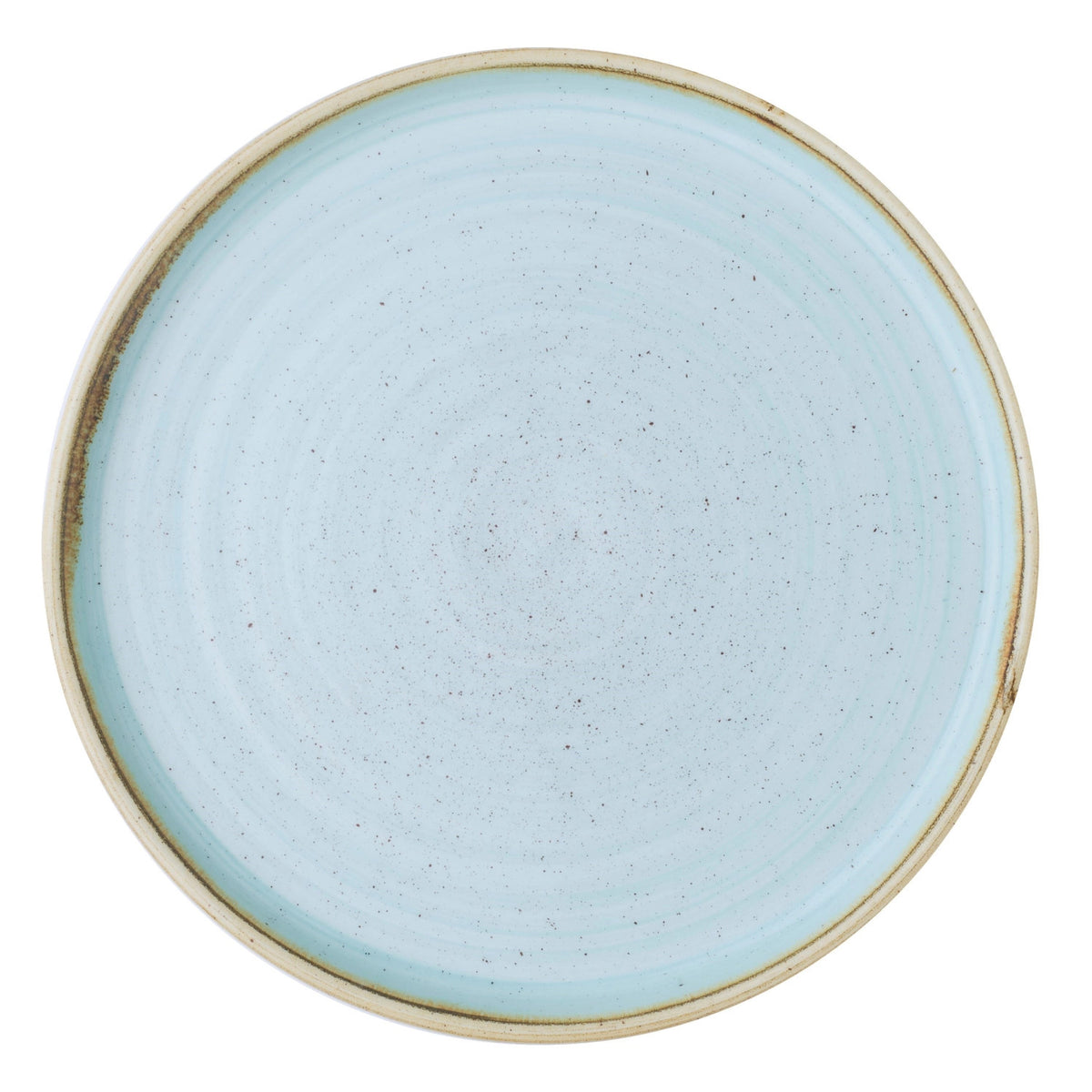 Stonecast Duck Egg Blue Walled Teller 21cm, H2cm in Blau präsentiert im Onlineshop von KAQTU Design AG. Teller ist von Churchill