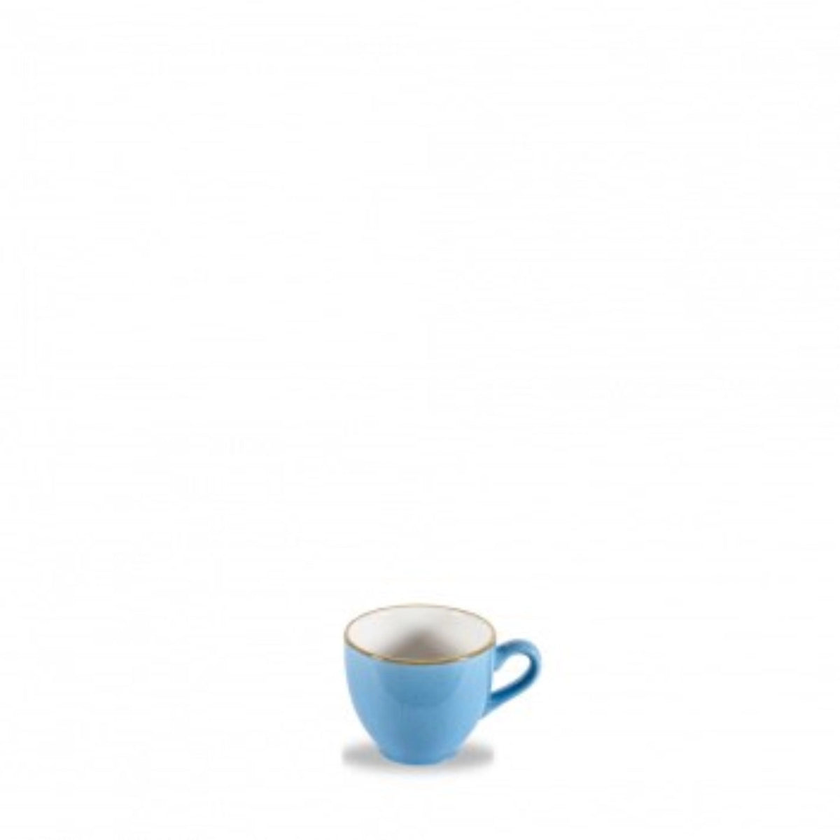 Stonecast Cornflower Blue Espresso Tasse 10cl in Blau präsentiert im Onlineshop von KAQTU Design AG. Espressotassen ist von Churchill