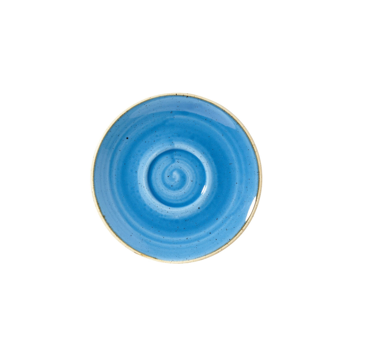 Stonecast Cornflower Blue Untertasse 15.6cm in Blau präsentiert im Onlineshop von KAQTU Design AG. Tasse ist von Churchill