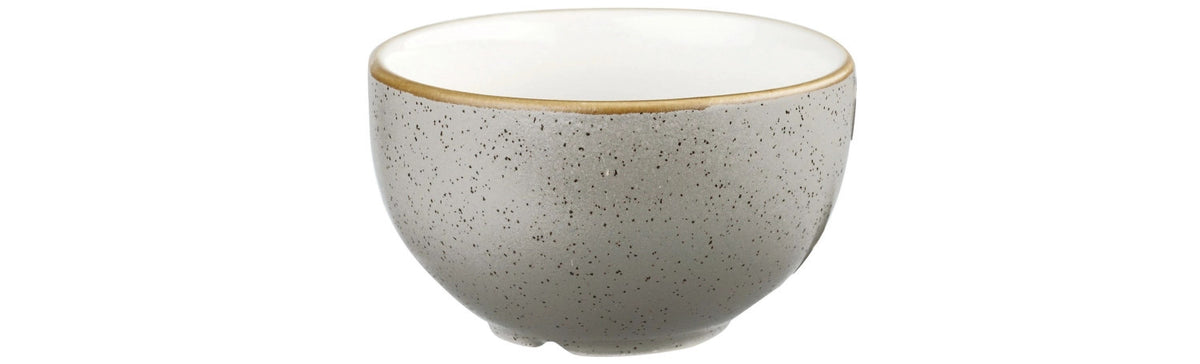 Stonecast Peppercorn Grey Zuckerschale 22.7cl in Silber präsentiert im Onlineshop von KAQTU Design AG. Geschirr ist von Churchill