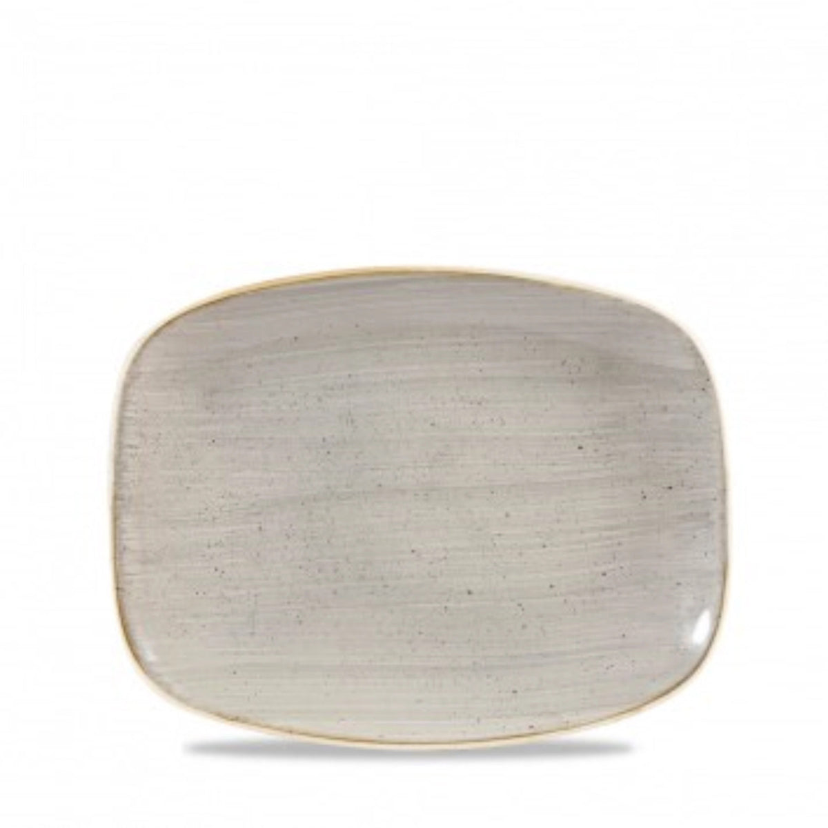 Stonecast Peppercorn Grey Platte rechteck. No 7 26.1x20.2cm in Silber präsentiert im Onlineshop von KAQTU Design AG. Platte ist von Churchill