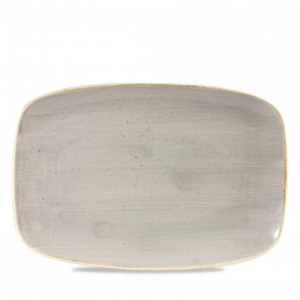 Stonecast Peppercorn Grey Platte rechteckig No. 8 30x19.9cm in Silber präsentiert im Onlineshop von KAQTU Design AG. Platte ist von Churchill