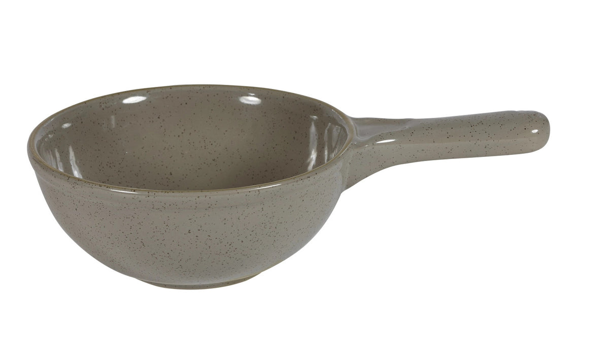 Stonecast Peppercorn Grey niederes Pfännchen mit Stiel 57cl in Silber präsentiert im Onlineshop von KAQTU Design AG. Küchenhelfer ist von Churchill