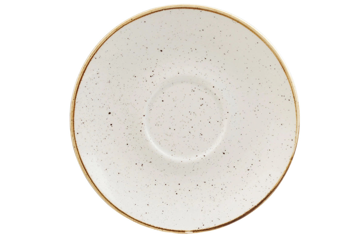 Stonecast Barley White Tassen Untere 15.6cm in Weiss präsentiert im Onlineshop von KAQTU Design AG. Tasse ist von Churchill