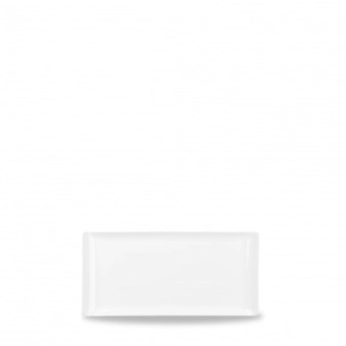 Stonecast Hints Balrey White Platte rechteckig 30x14.5cm in Weiss präsentiert im Onlineshop von KAQTU Design AG. Platte ist von Churchill