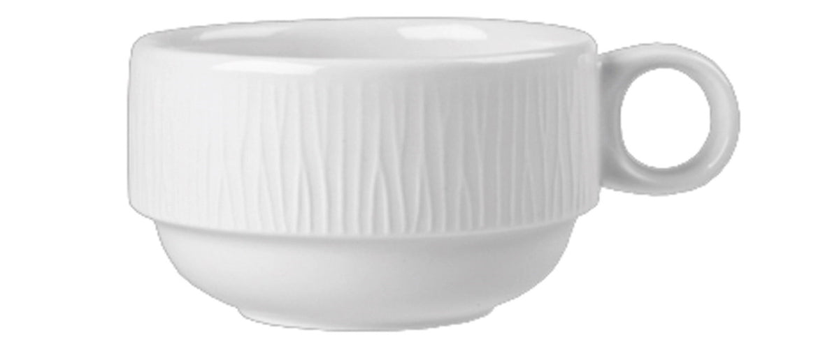 Bamboo White Tasse 20cl, stapelbar in Weiss präsentiert im Onlineshop von KAQTU Design AG. Tasse ist von Churchill