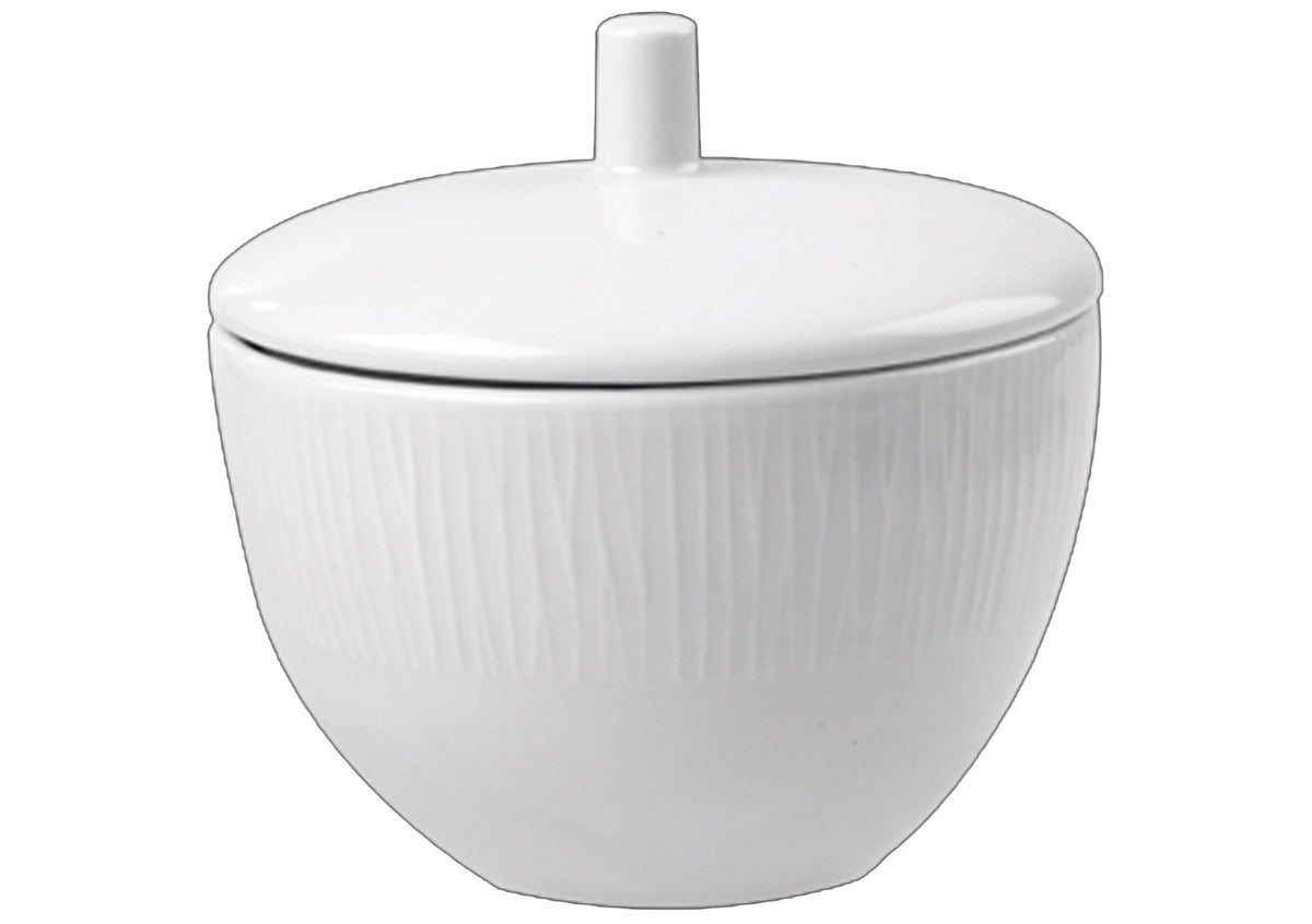 Bamboo White Zuckerschale 22.7cl ohne Deckel in Weiss präsentiert im Onlineshop von KAQTU Design AG. Schale ist von Churchill