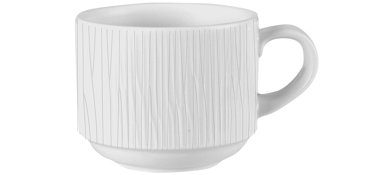 Bamboo White Tasse hoch 22cl, stapelbar in Weiss präsentiert im Onlineshop von KAQTU Design AG. Tasse ist von Churchill