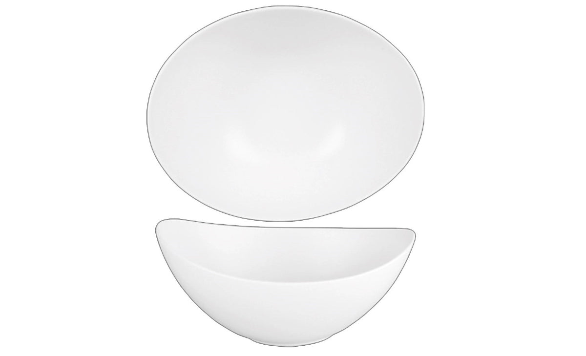 Alchemy Moonstone Schale White 20.3x15.7cm in Weiss präsentiert im Onlineshop von KAQTU Design AG. Schale ist von Churchill