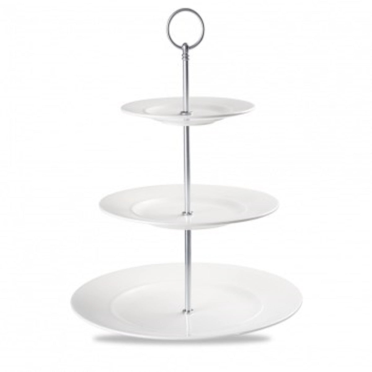 Alchemy Ambience White Etagere 3 Teller in Weiss präsentiert im Onlineshop von KAQTU Design AG. Teller ist von Churchill