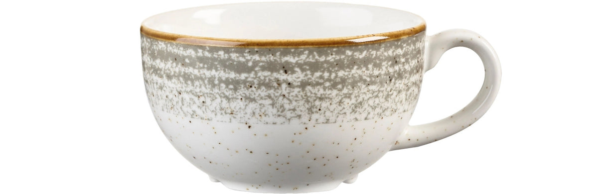 S.P. Homespun Stone Grey Tasse 22.7cl in Silber präsentiert im Onlineshop von KAQTU Design AG. Tasse ist von Churchill