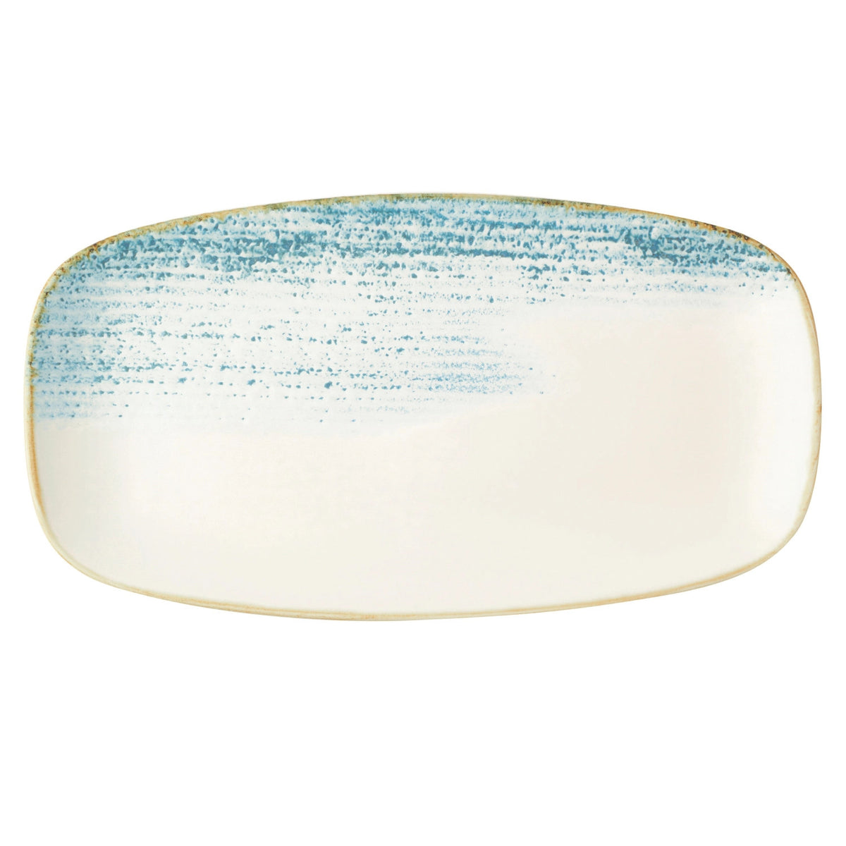 S.P. Homespun Accents Aquamarine Chefs Obl.Platte 35.5x18.9c in Blau präsentiert im Onlineshop von KAQTU Design AG. Platte ist von Churchill
