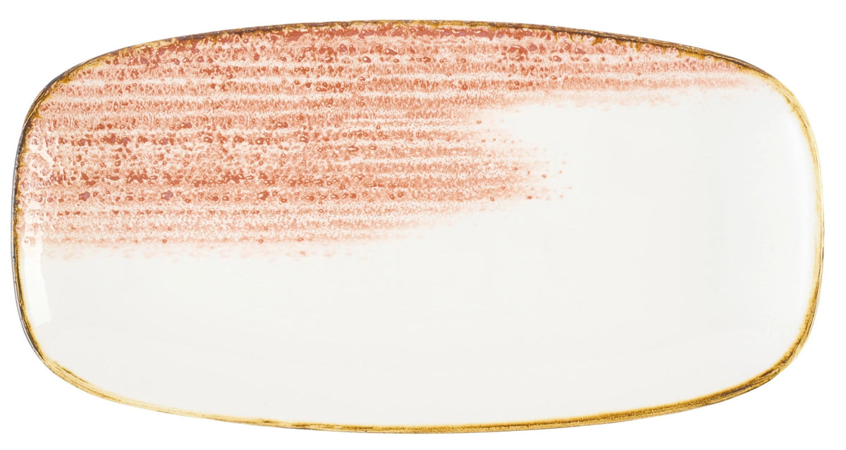 S.P. Homespun Accents Coral Chefs Platte 35.5X18.9cm in Rot präsentiert im Onlineshop von KAQTU Design AG. Platte ist von Churchill