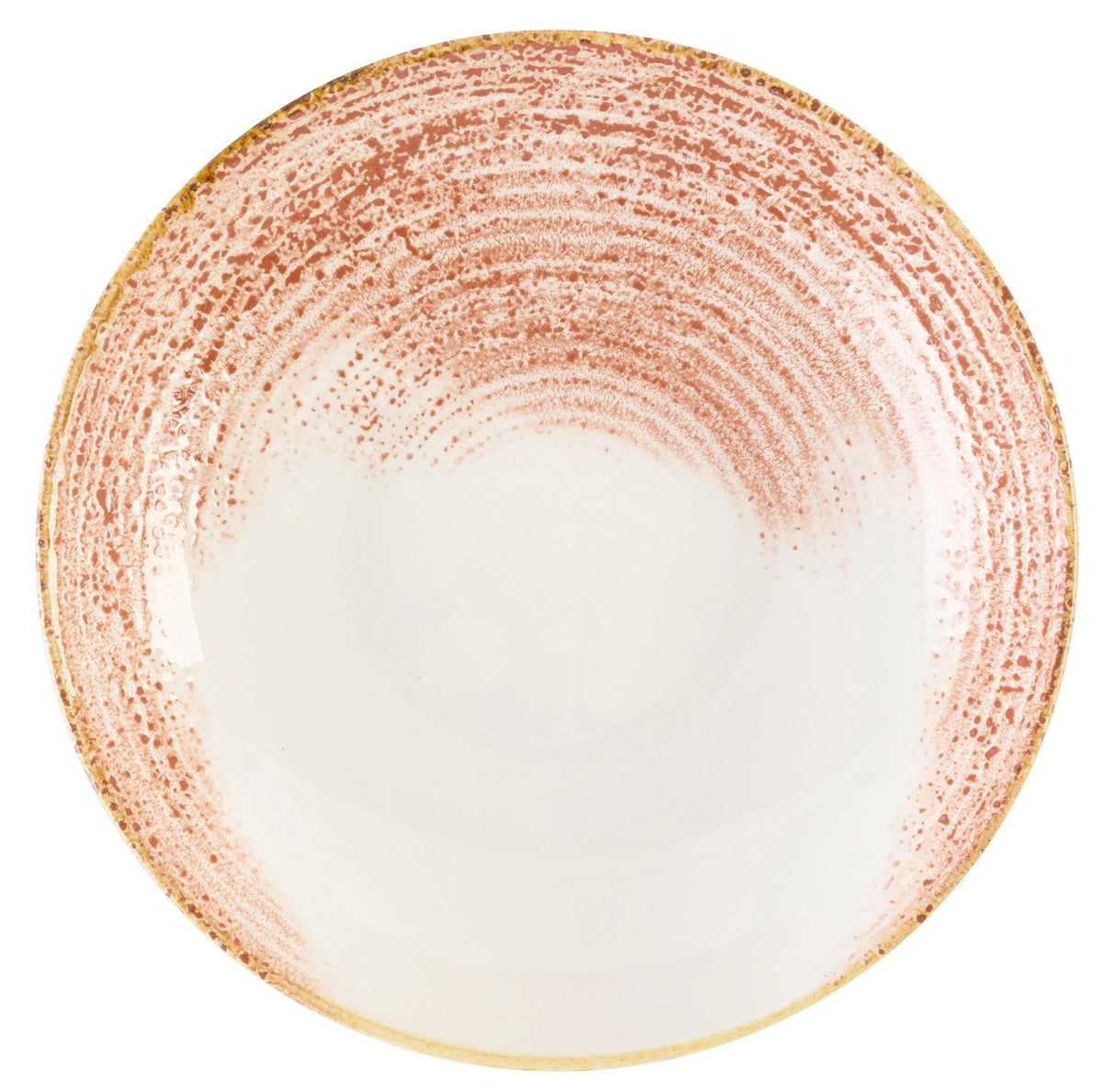 S.P. Homespun Accents Coral Teller tief Coupe 24.8cm in Rot präsentiert im Onlineshop von KAQTU Design AG. Teller ist von Churchill