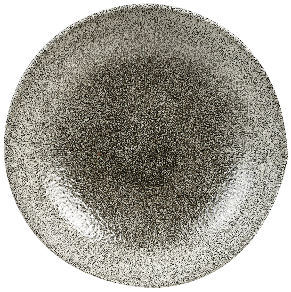 S.P. Raku Quartz Black Coupe Teller tief 24.8cm in Schwarz präsentiert im Onlineshop von KAQTU Design AG. Teller ist von Churchill