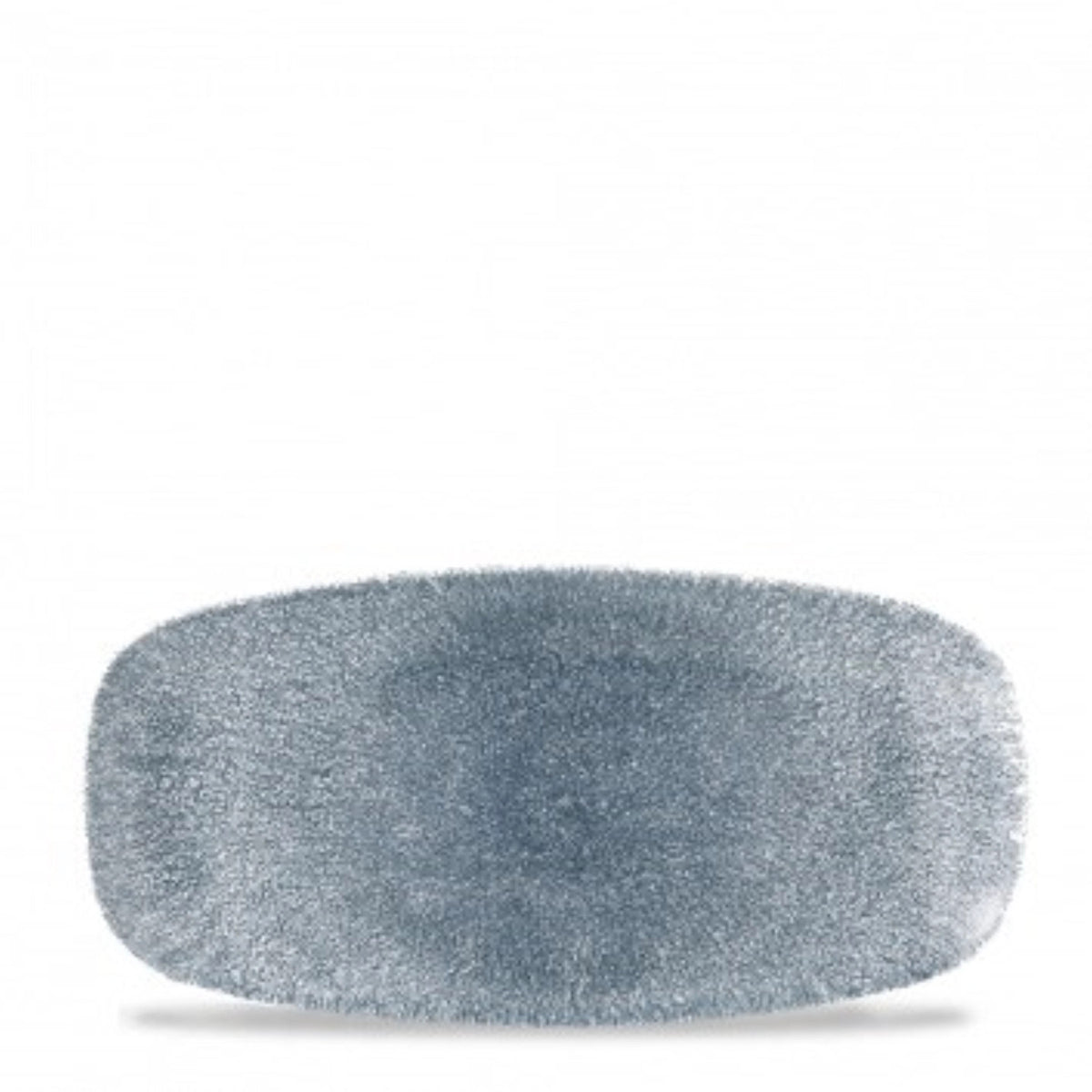 S.P. Raku Topaz Blue Platte rechteckig 26.9x12.7cm in Blau präsentiert im Onlineshop von KAQTU Design AG. Platte ist von Churchill