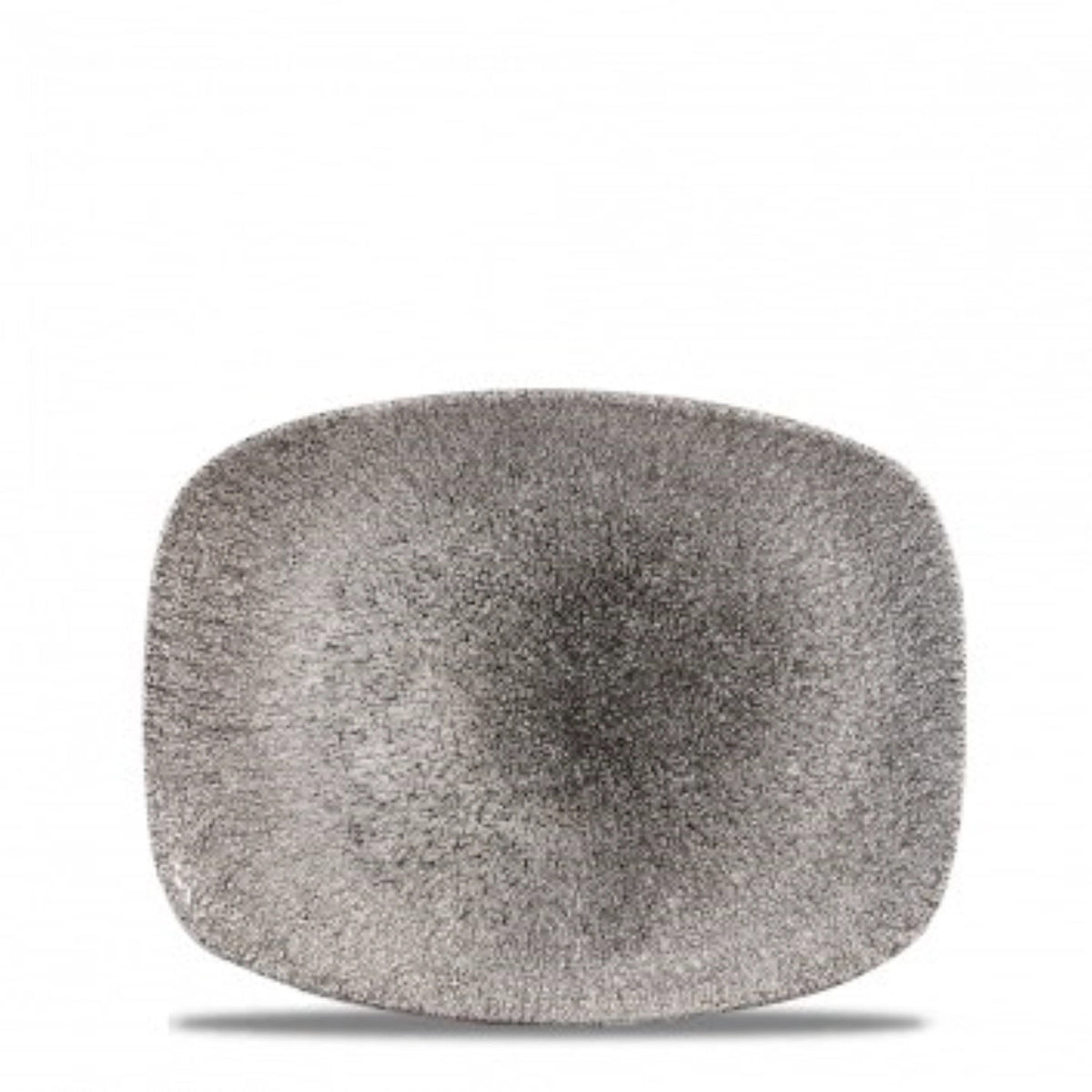 S.P. Raku Quartz Black Platte rechteckig 26.1x20.2cm in Schwarz präsentiert im Onlineshop von KAQTU Design AG. Platte ist von Churchill