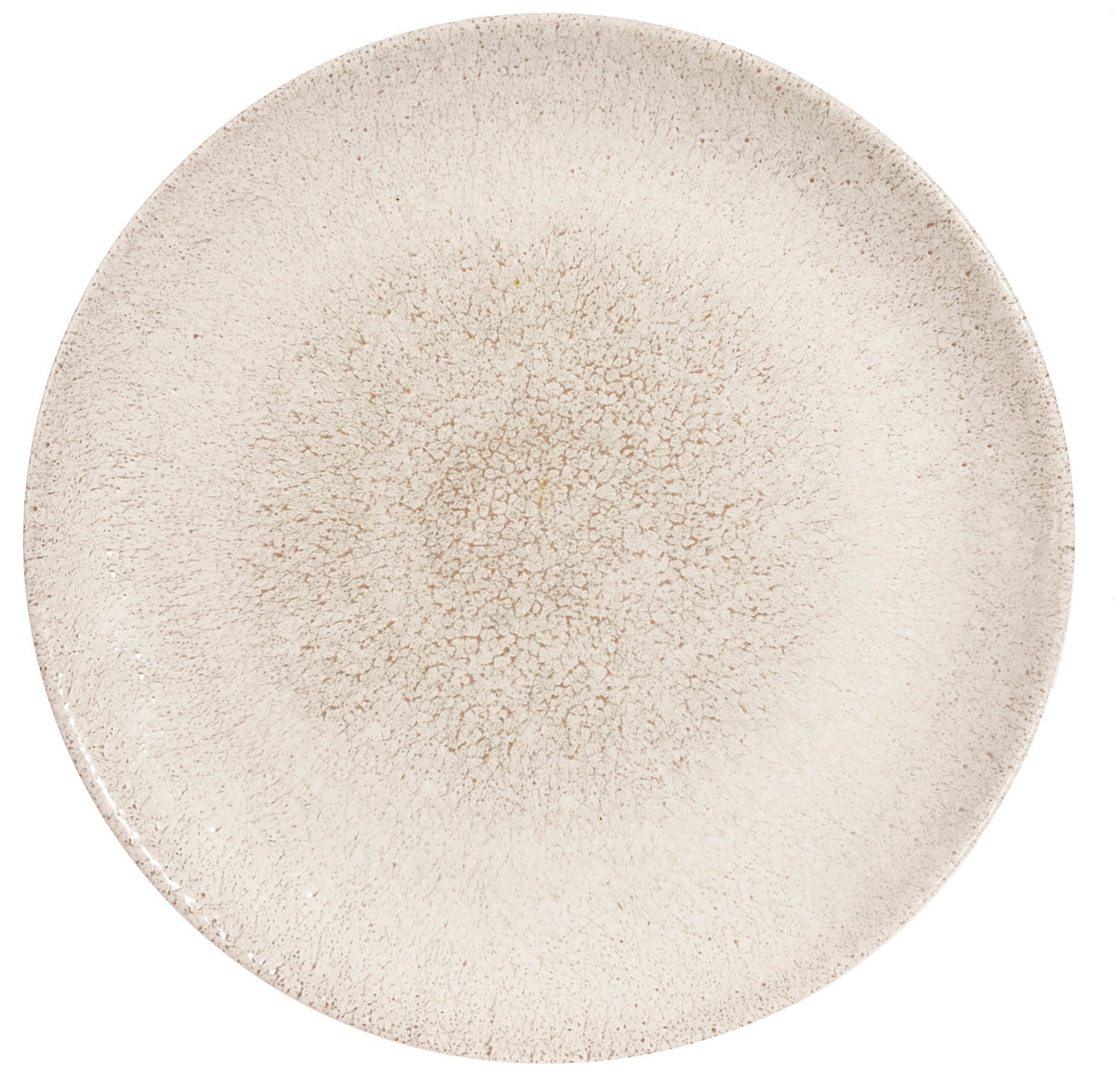 S.P. Raku Agate Grey Coupe Teller flach 28.8cm in Beige präsentiert im Onlineshop von KAQTU Design AG. Teller ist von Churchill