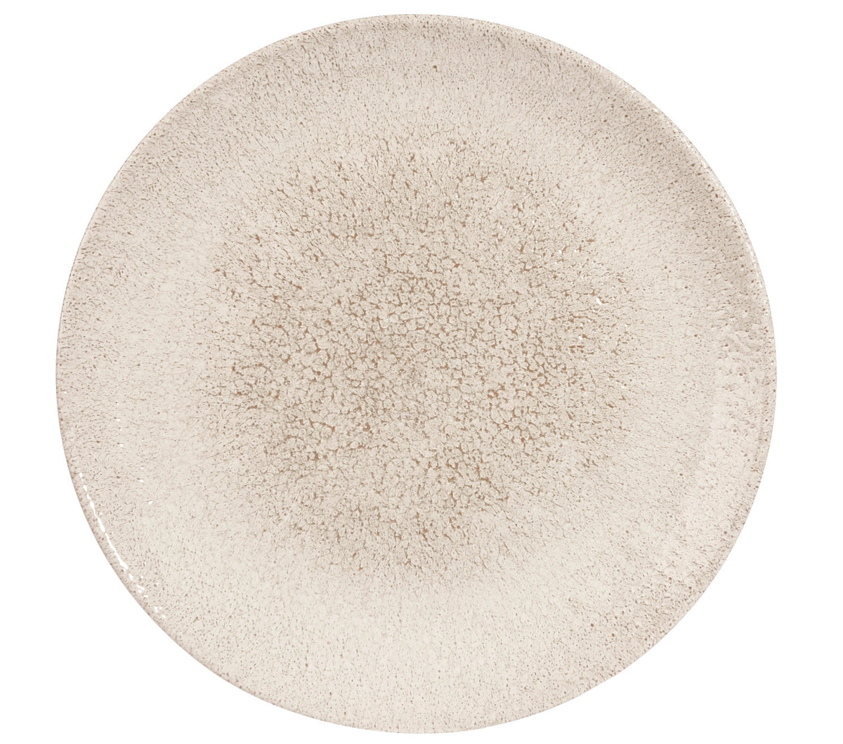 S.P. Raku Agate Grey Coupe Teller flach 26cm in Beige präsentiert im Onlineshop von KAQTU Design AG. Teller ist von Churchill