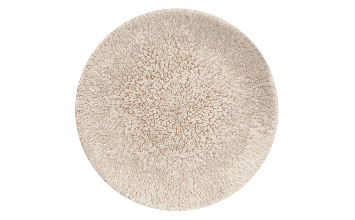 S.P. Raku Agate Grey Coupe Teller flach 16.5cm in Beige präsentiert im Onlineshop von KAQTU Design AG. Teller ist von Churchill