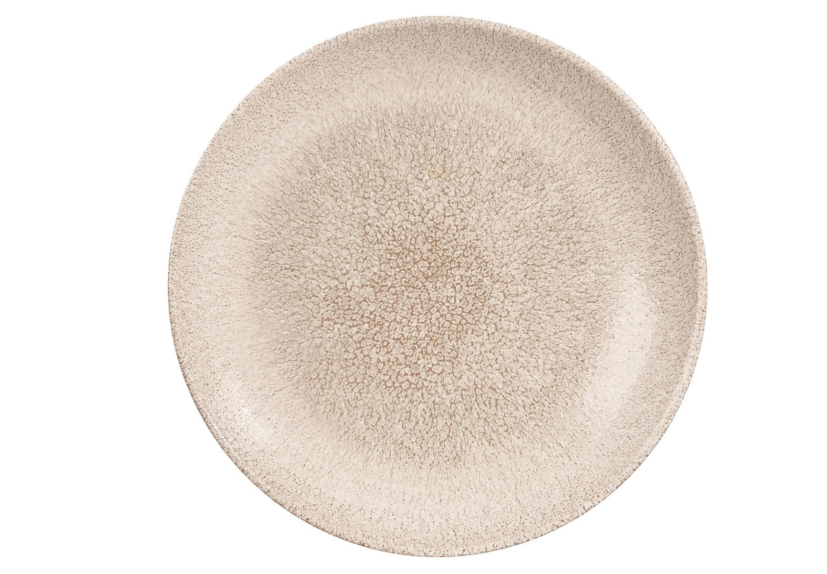 S.P. Raku Agate Grey Coupe Teller tief 24.8cm in Beige präsentiert im Onlineshop von KAQTU Design AG. Teller ist von Churchill