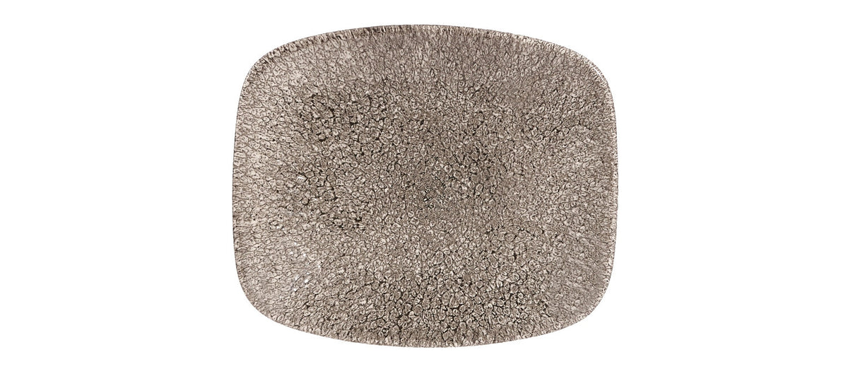 S.P. Raku Quartz Black Platte rechteckig 15.4x12.6cm in Schwarz präsentiert im Onlineshop von KAQTU Design AG. Platte ist von Churchill