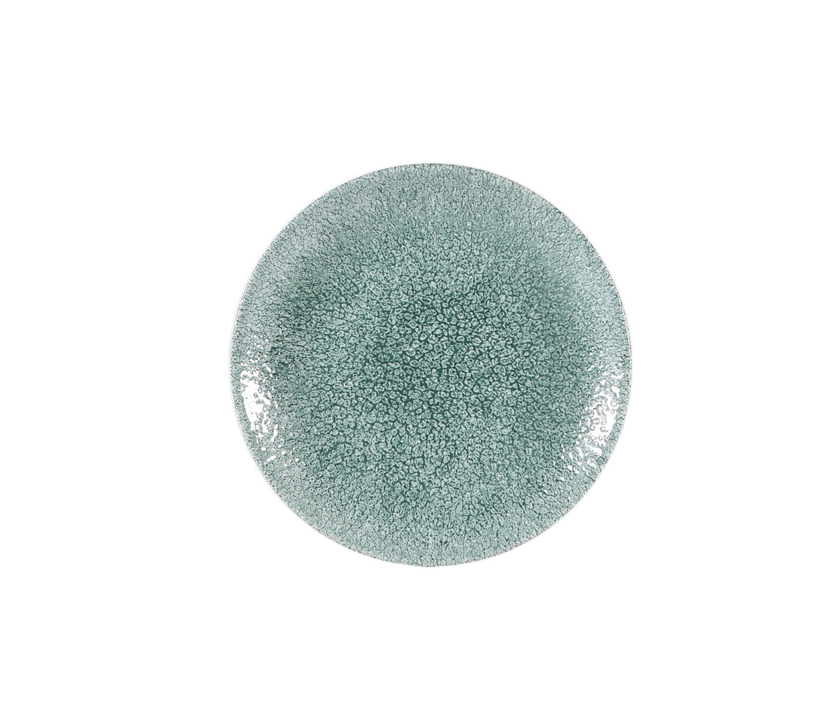S.P. Raku Jade Green Coupe Teller flach 28.8cm in Blau präsentiert im Onlineshop von KAQTU Design AG. Teller ist von Churchill
