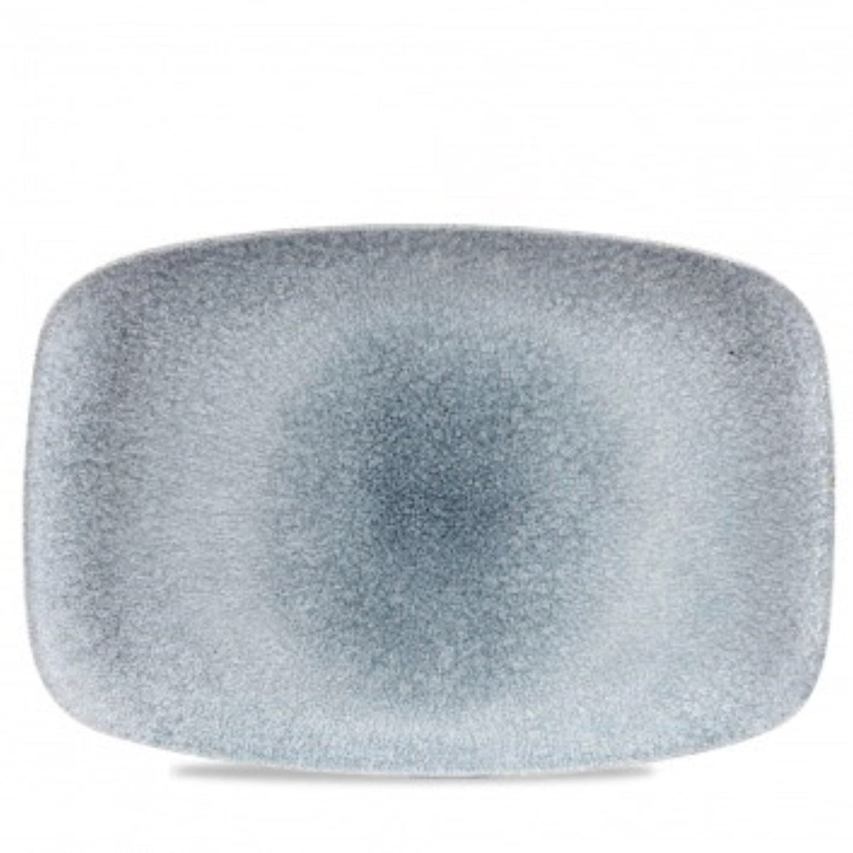 S.P. Raku Topaz Blue Platte rechteckig No. 9 35.5x24.5cm, in Blau präsentiert im Onlineshop von KAQTU Design AG. Platte ist von Churchill