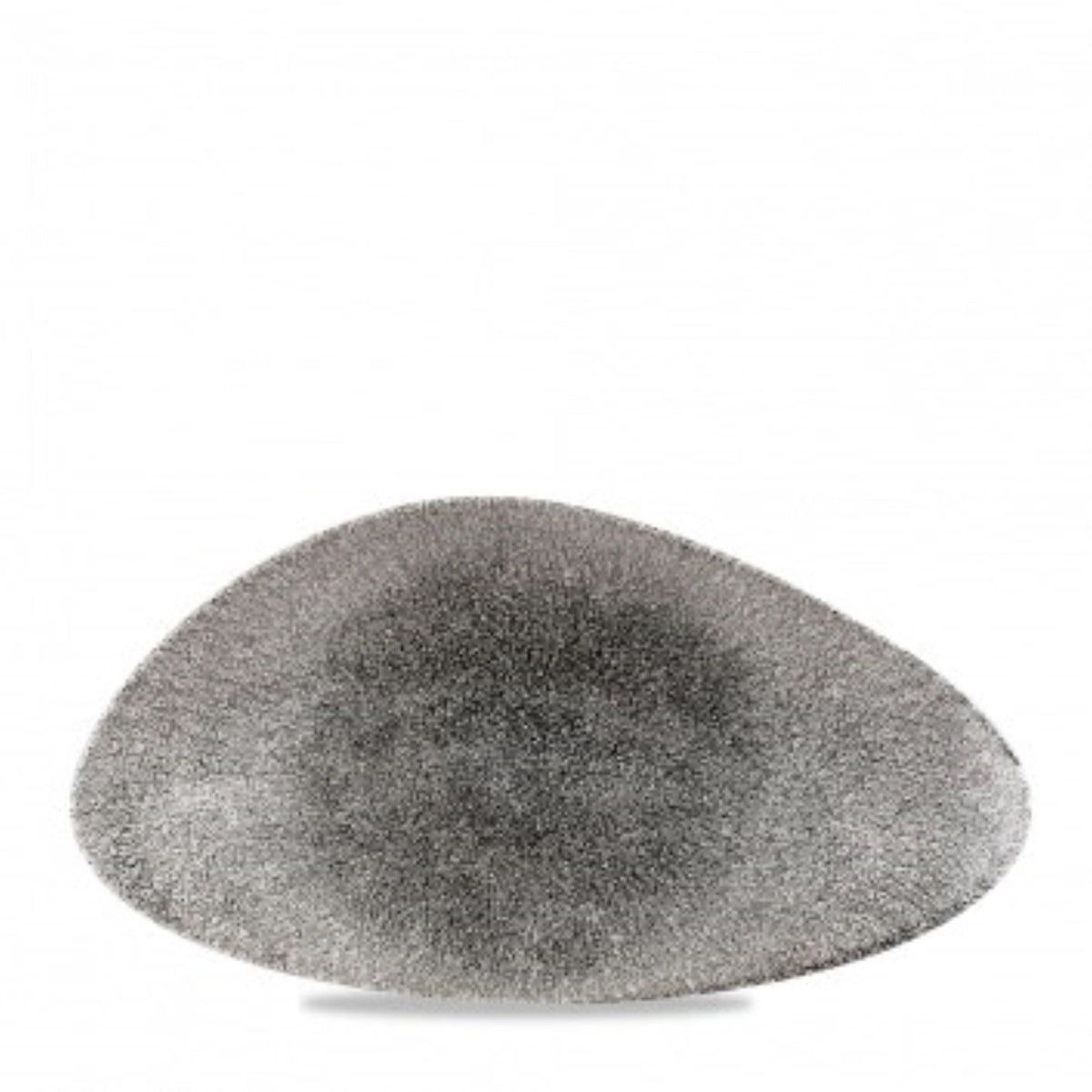 S.P. Raku Quartz Black Triangel Platte 35x19cm in Schwarz präsentiert im Onlineshop von KAQTU Design AG. Platte ist von Churchill