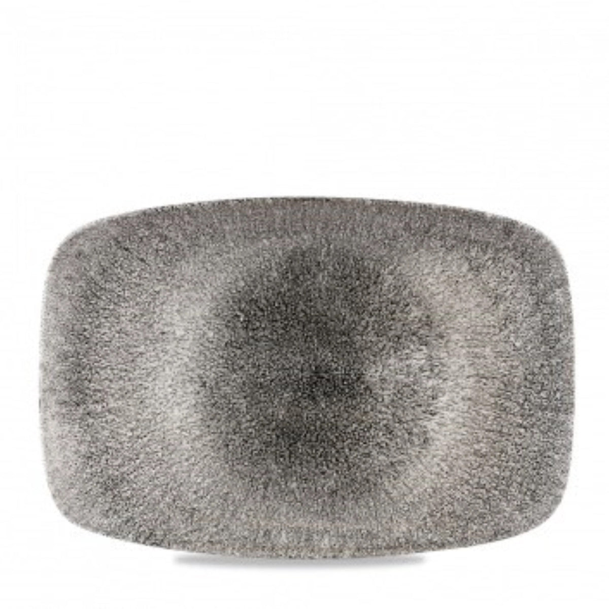 S.P. Raku Quartz Black Platte rechteckig No. 9 35.5x24.5cm in Schwarz präsentiert im Onlineshop von KAQTU Design AG. Platte ist von Churchill