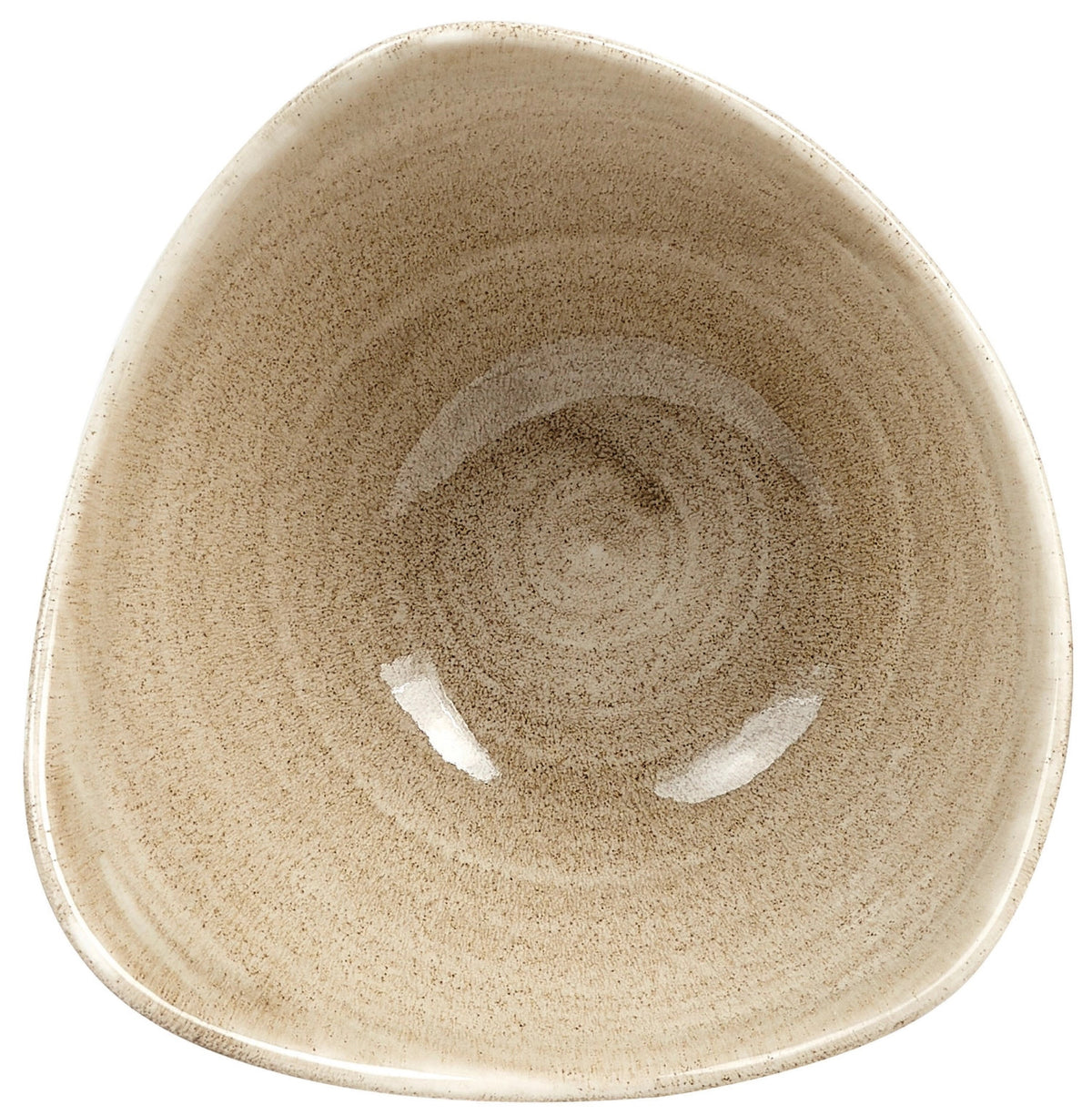 Stonecast Patina Antique taupe Triangel Schüssel 15.3cm in Beige präsentiert im Onlineshop von KAQTU Design AG. Teller ist von Churchill