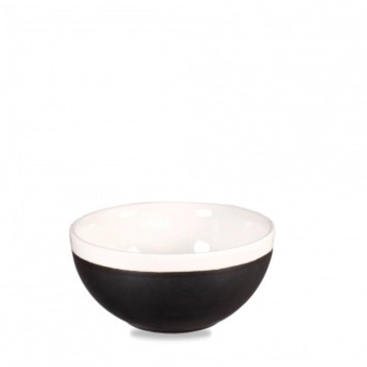Monochrome Onyx Black Schale 47cl in Schwarz präsentiert im Onlineshop von KAQTU Design AG. Schale ist von Churchill